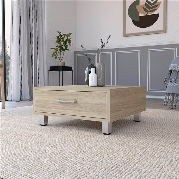 24 Beige And Light Gray Coffee Table