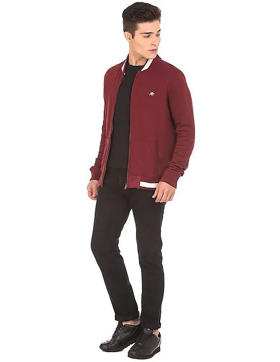 Aeropostale Solid Bomber Jacket