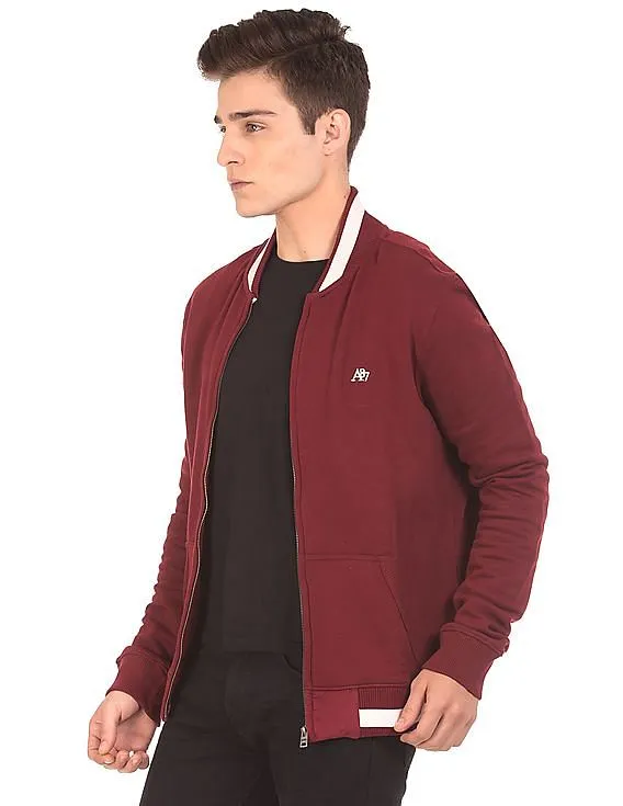 Aeropostale Solid Bomber Jacket