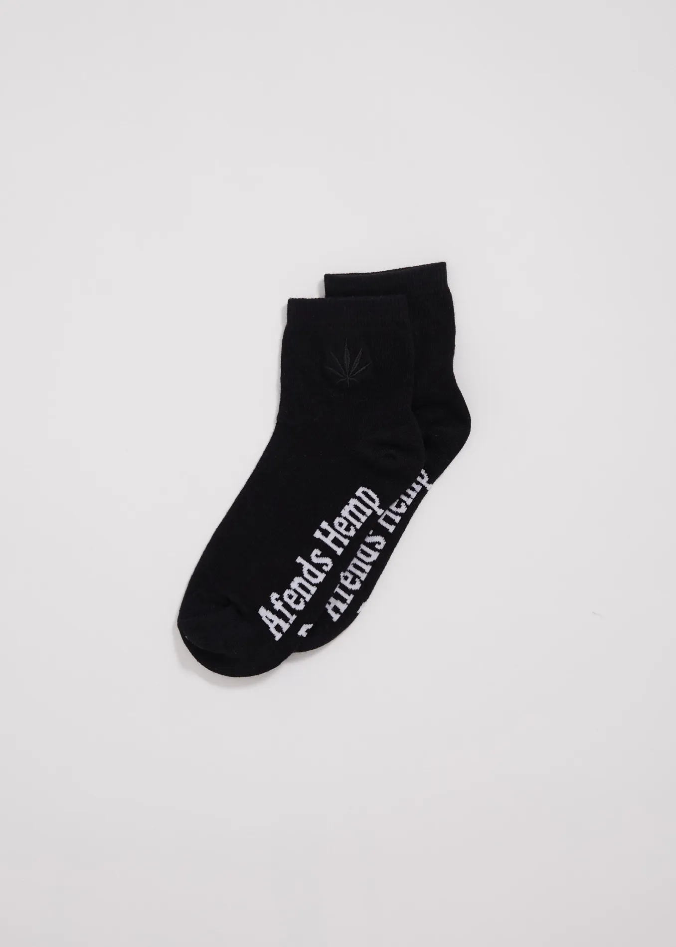 AFENDS Unisex Revolution - Crew Socks - Black