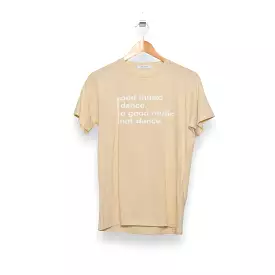 Airbag Craftworks Good Music Tee sand