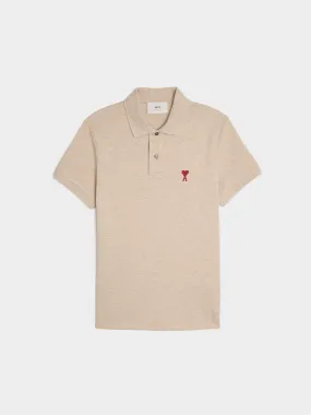 Ami De Coeur Polo Shirt II, Heather Light Beige