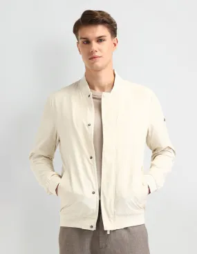 Arrow Solid Regular fit Jacket