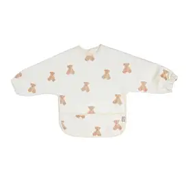 Bib Waterproof with Sleeves - Teddy Bear