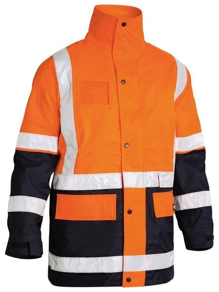 Bisley Waterproof Jacket Day/Night Hi Vis Taped Rain 5 in 1 Combinations