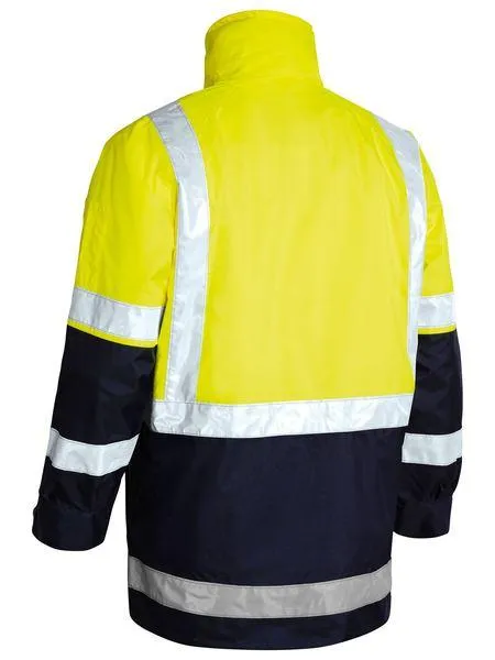 Bisley Waterproof Jacket Day/Night Hi Vis Taped Rain 5 in 1 Combinations