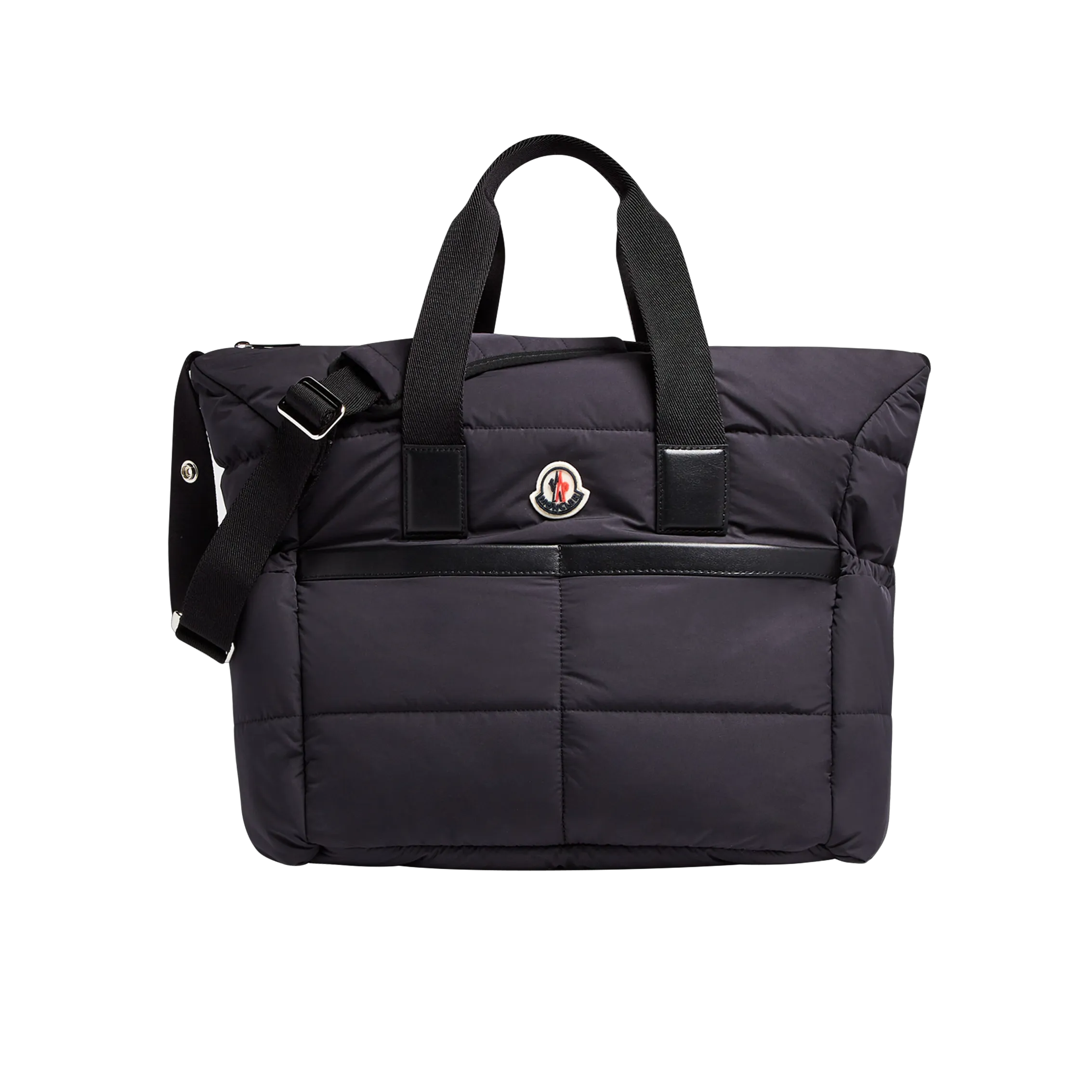 Black  Enfant Logo-Patch Zipped Changing Bag