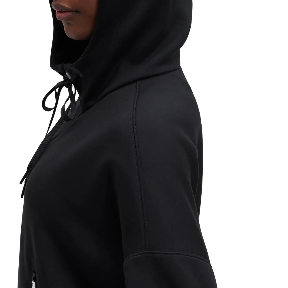 Black QC Zipped Hoodie | YI71-S7ER | On