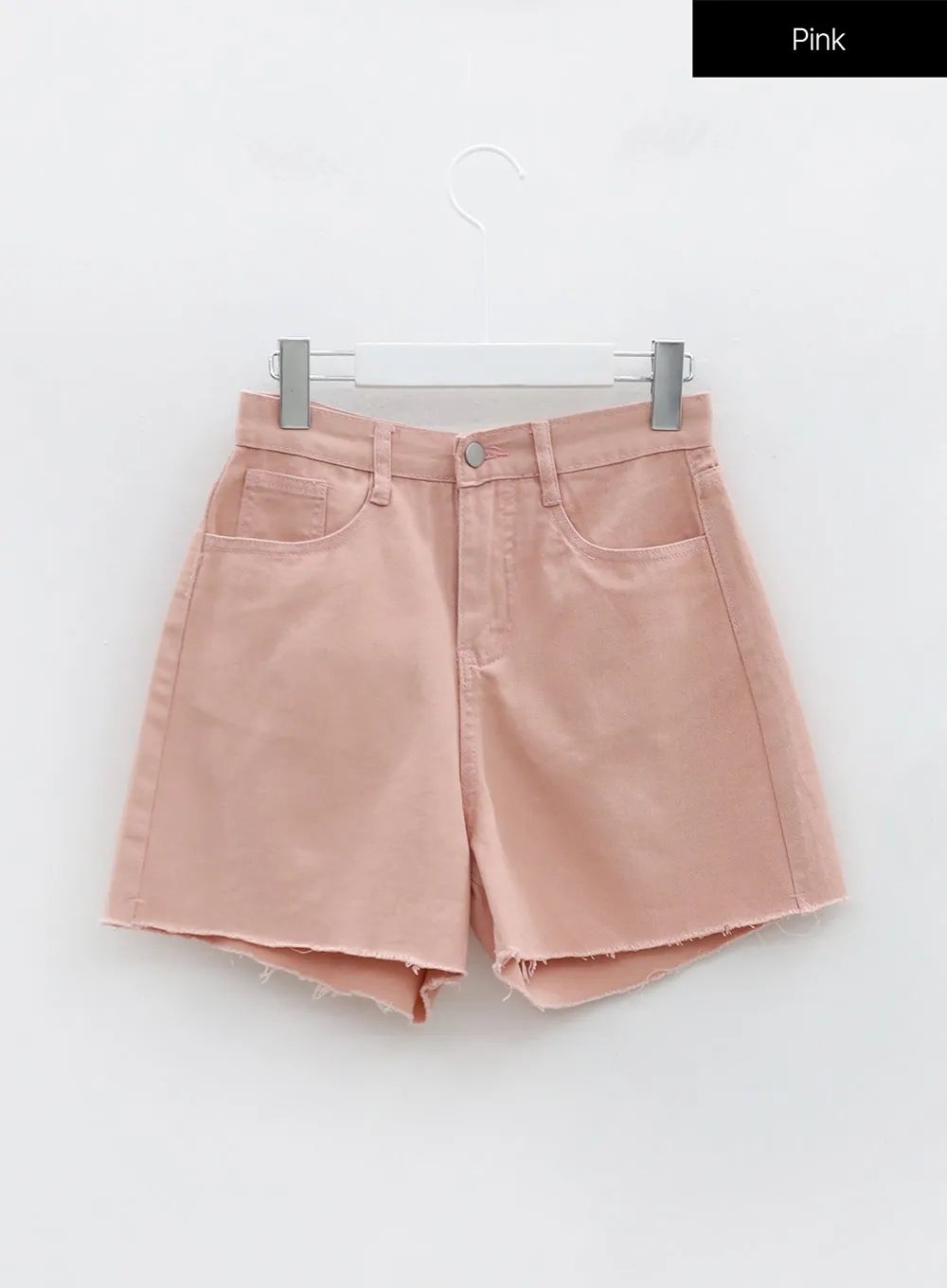 Bleached Pigmented Denim Shorts OU5