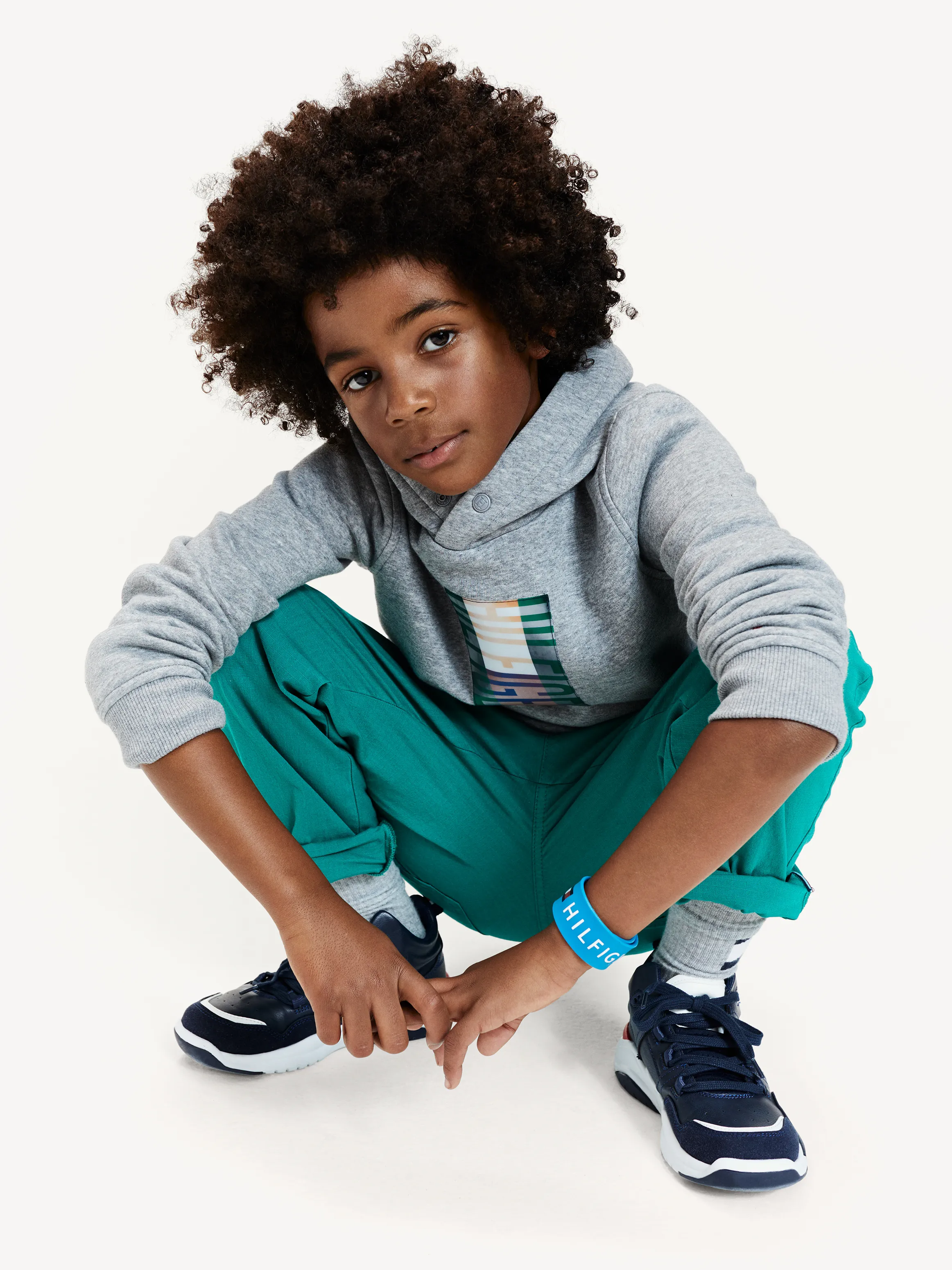 Boys 3-7 Fun Badge Hoodie | Sweatshirts & Hoodies | Tommy Hilfiger