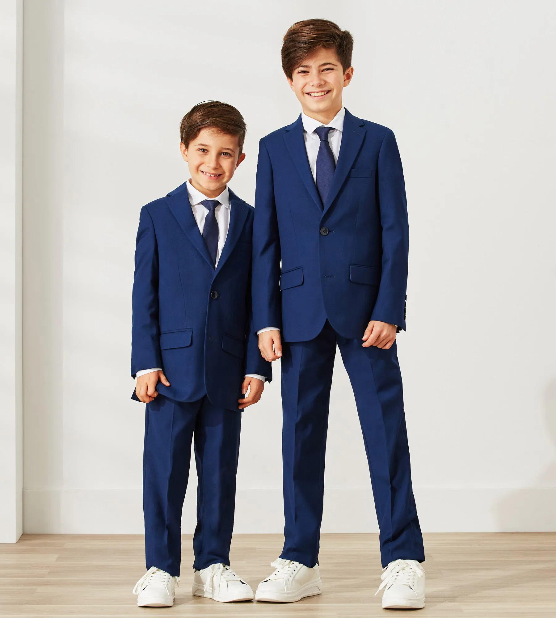 Boys Solid Suit Jacket