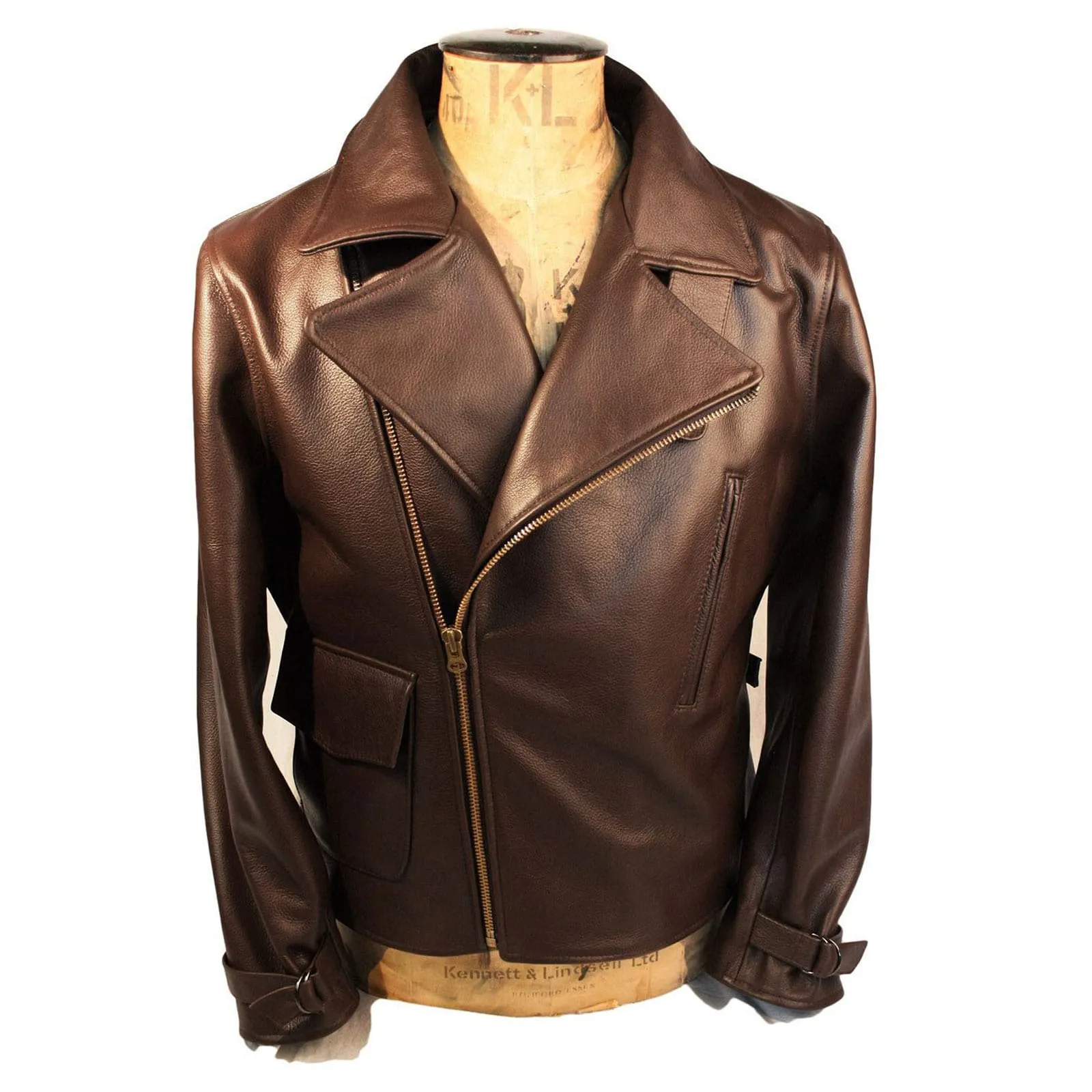 Buy Double Breasted Leather Jacket - Jackets for Men 0070 | Kilt and Jacks