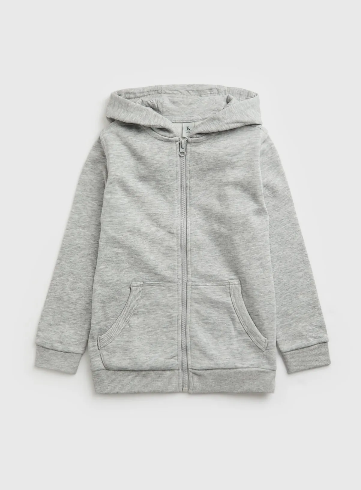 Buy Grey Zip Through Hoodie 10 years | Jumpers and hoodies | Tu