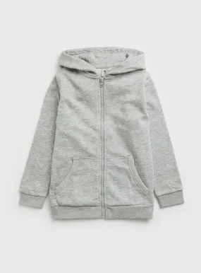 Buy Grey Zip Through Hoodie 10 years | Jumpers and hoodies | Tu