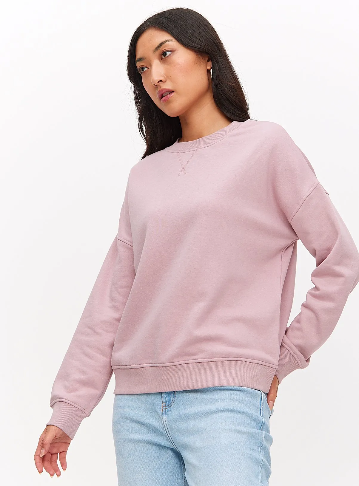 Buy Light Pink Crew Neck Sweatshirt XXL | Hoodies and sweatshirts | Tu