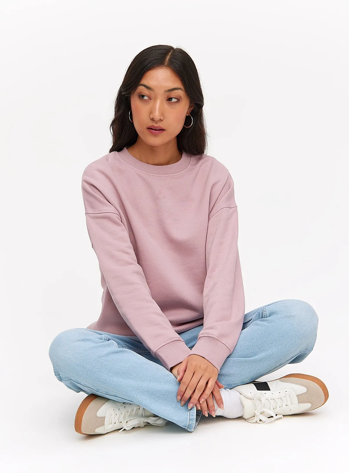 Buy Light Pink Crew Neck Sweatshirt XXL | Hoodies and sweatshirts | Tu