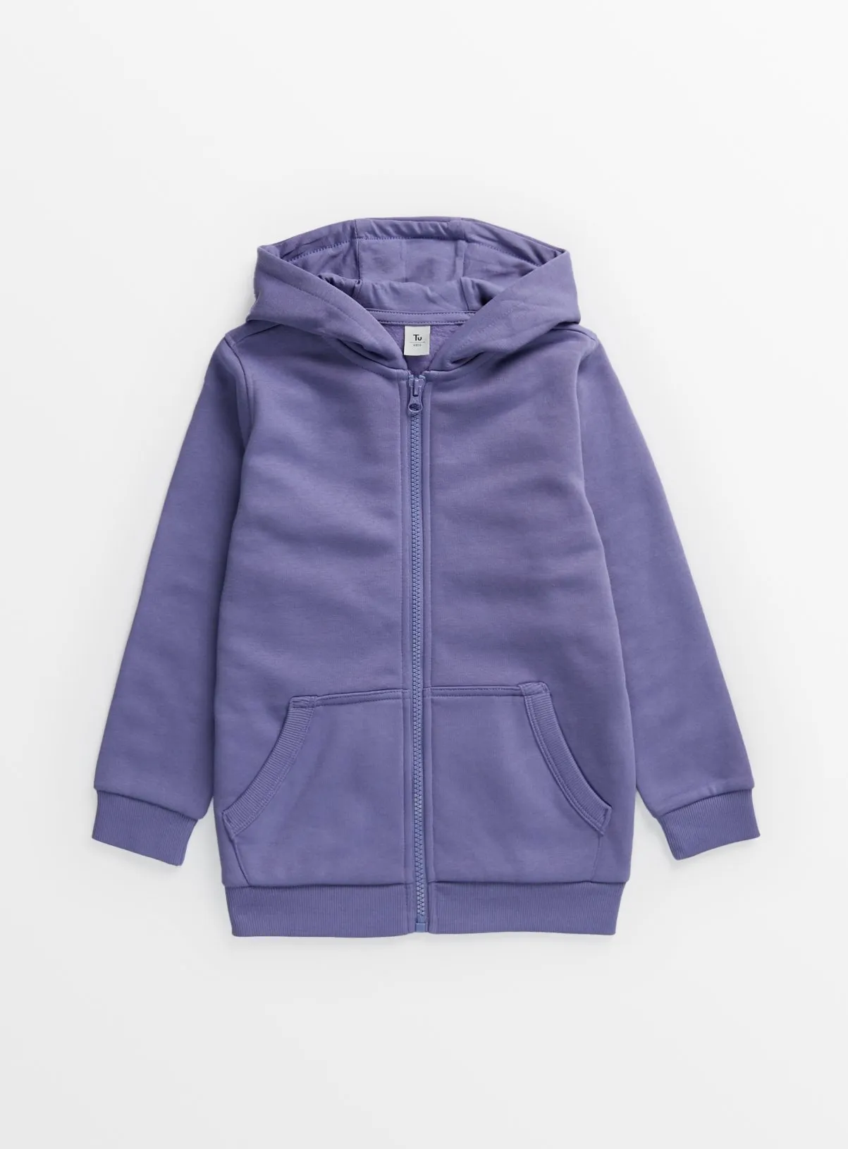 Buy Purple Zip-Through Hoodie 4 years | Jumpers and hoodies | Tu