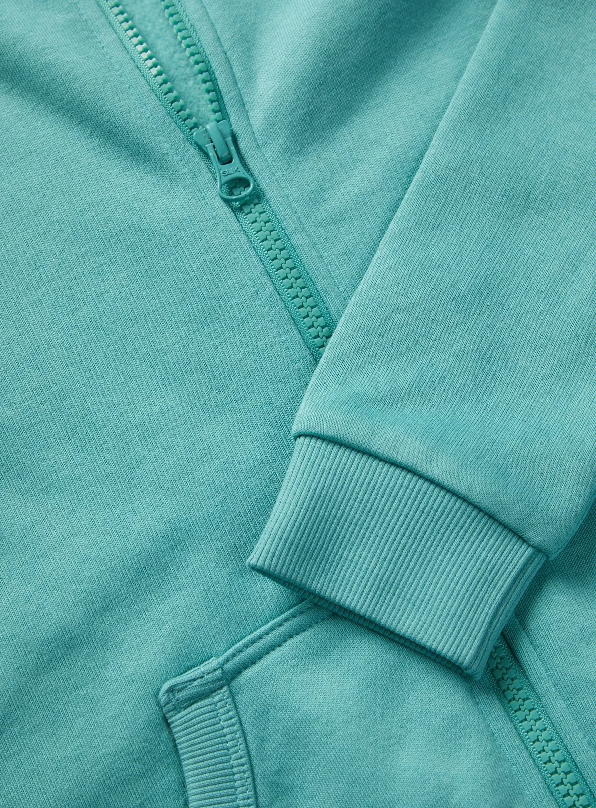 Buy Turquoise Zip-Through Hoodie 1 year | Jumpers and hoodies | Tu