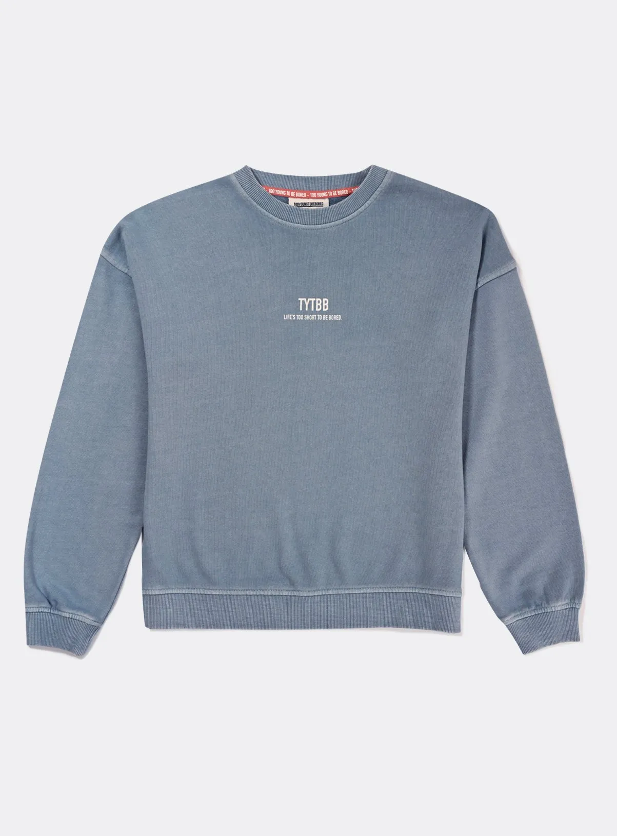 Buy TYTBB Blue Oversized Washed Sweatshirt 7 years | Jumpers and hoodies | Tu