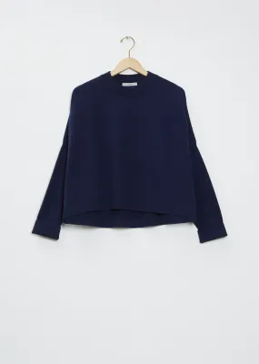 Chunky Cashmere Sweater — Blue Navy