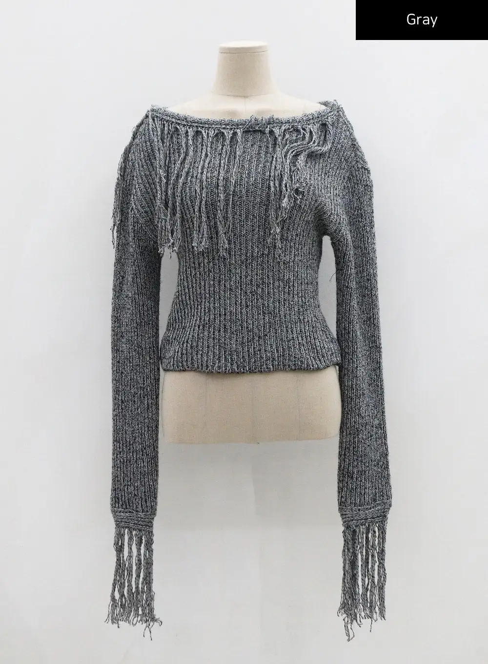 Collin Fringe Long Sleeve Knit CS28