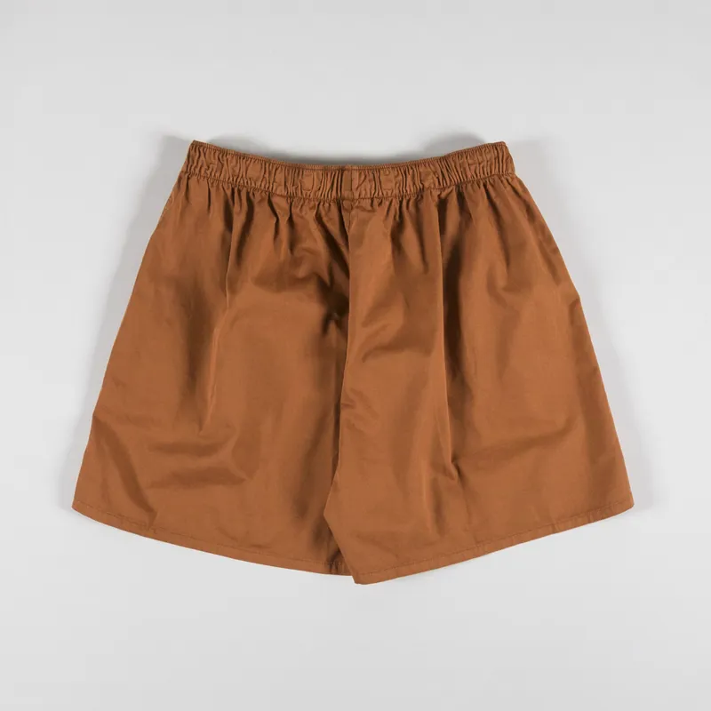 Colorful Standard Womens Organic Twill Shorts Ginger Brown