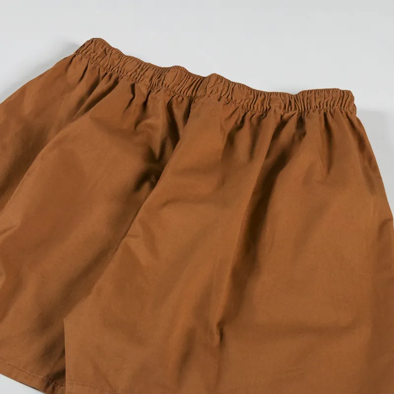 Colorful Standard Womens Organic Twill Shorts Ginger Brown