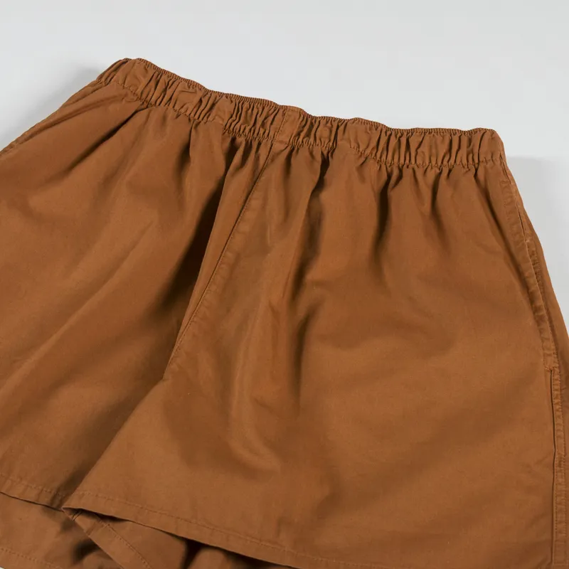 Colorful Standard Womens Organic Twill Shorts Ginger Brown