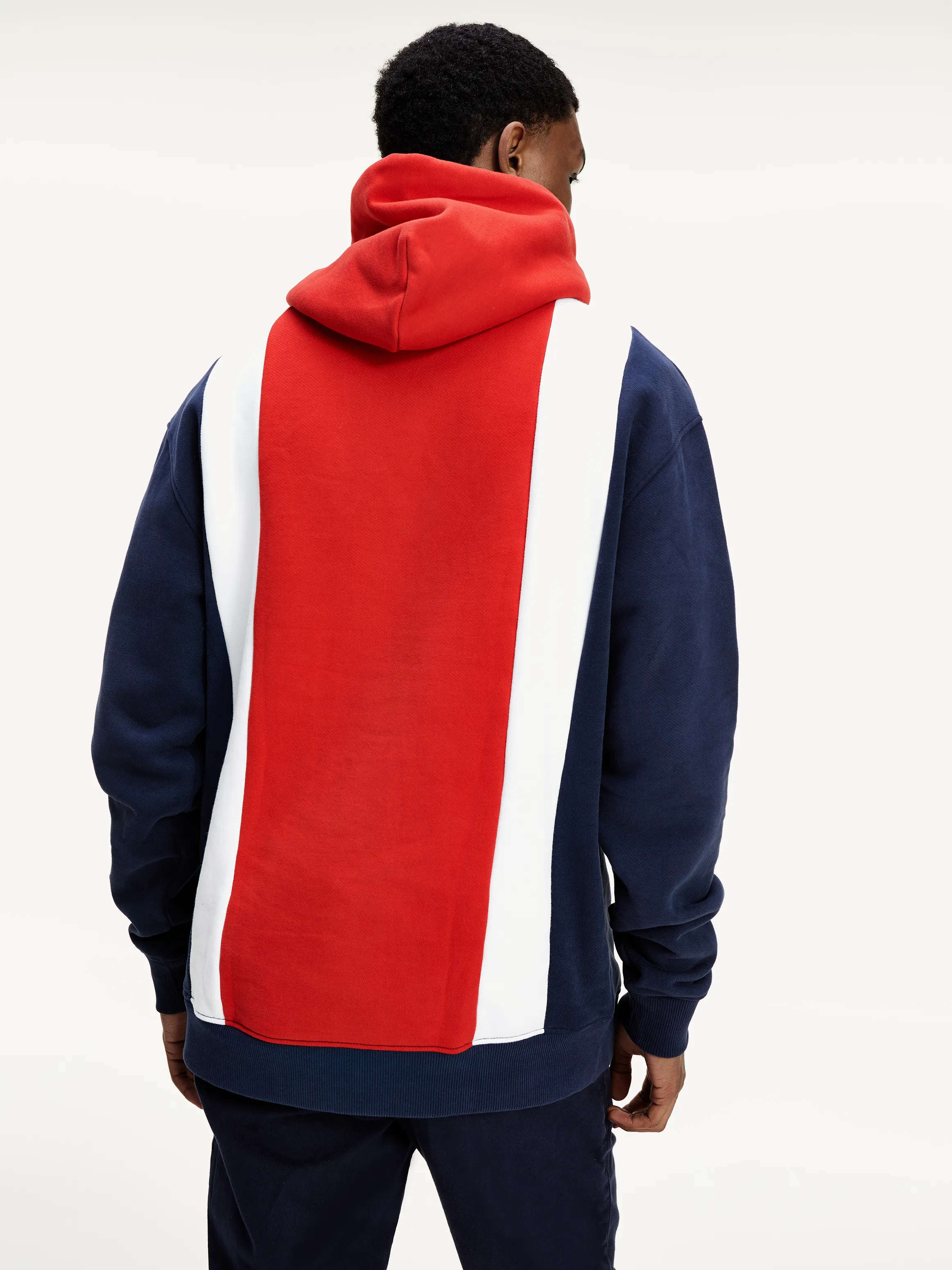 Colour-blocked Organic Cotton Fleece Hoodie | Sweatshirts & Hoodies | Tommy Hilfiger