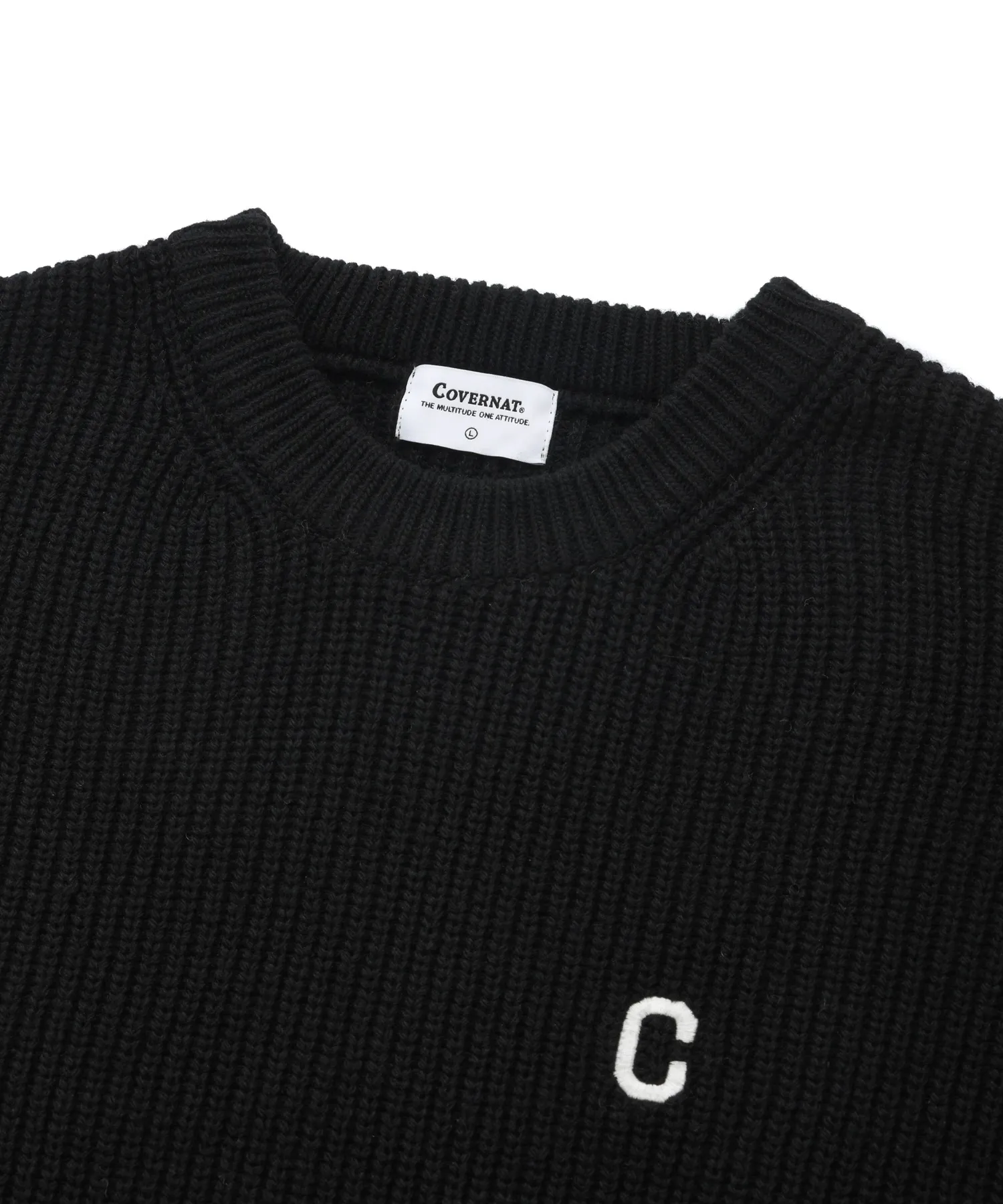 COVERNAT  |[COVERNAT]★Lambswool Heavy Gauge Crew Neck Knit