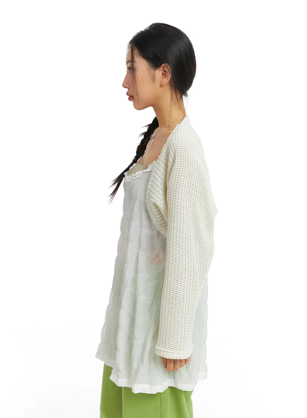 Cozy Knit Bolero Shrug CF426