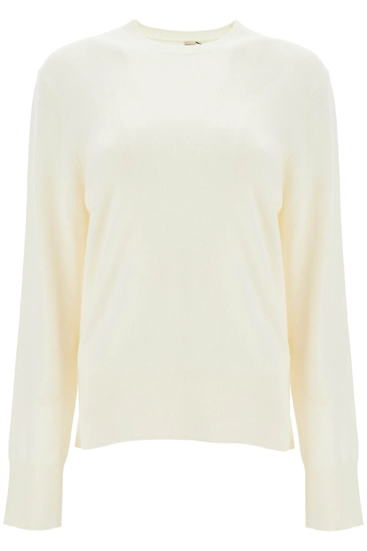 crew-neck cashmere knit 242 WRT1734 YA0016 MERINGUE