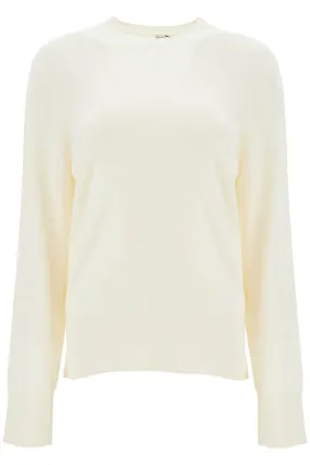 crew-neck cashmere knit 242 WRT1734 YA0016 MERINGUE