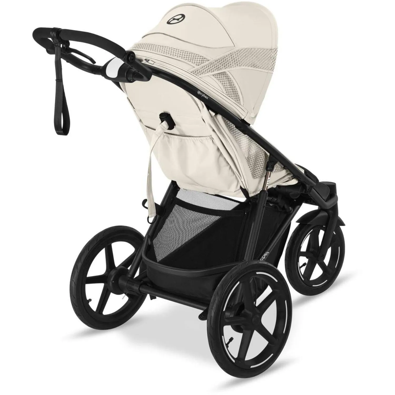 Cybex Avi Spin BLK Stroller Seashell Beige Light Beige