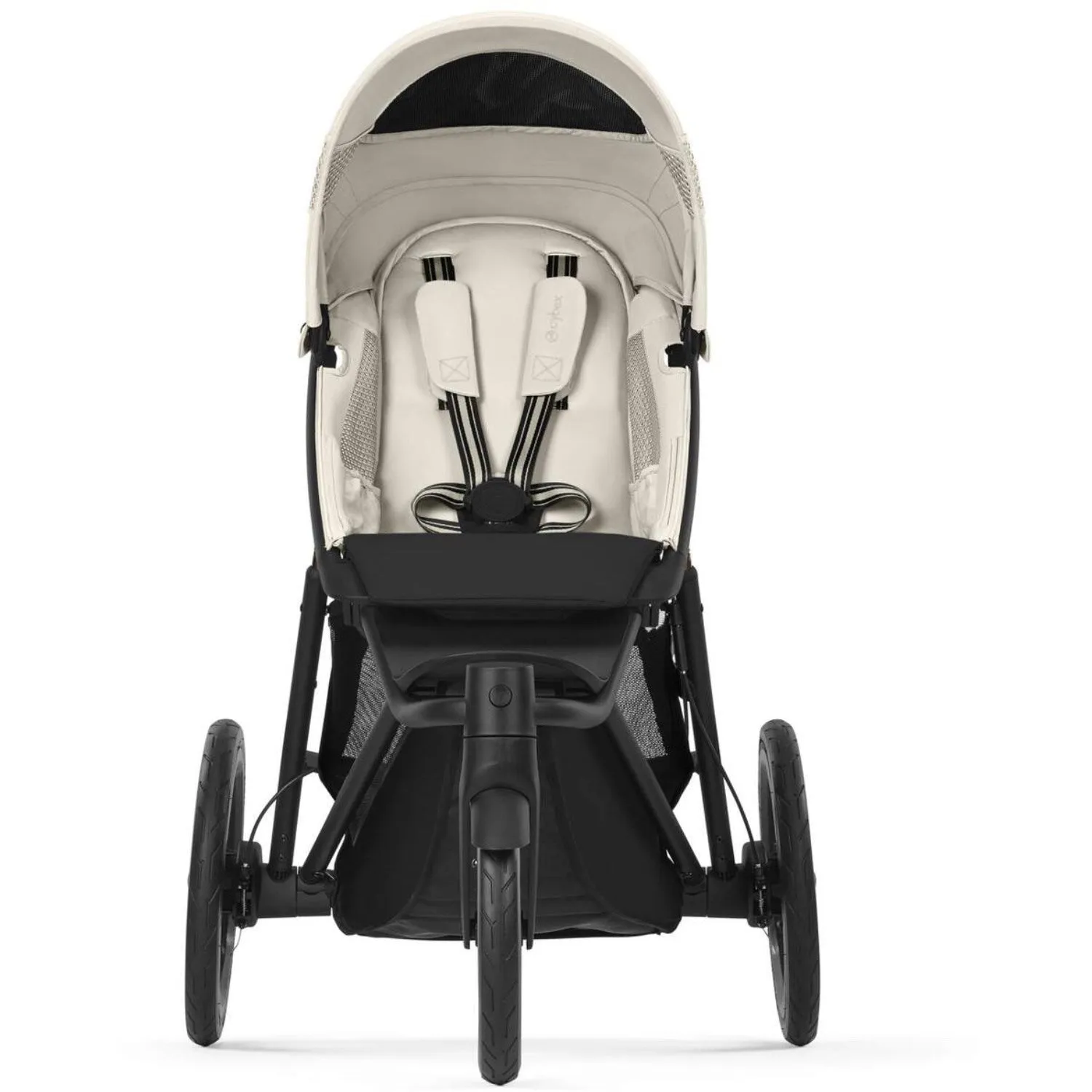 Cybex Avi Spin BLK Stroller Seashell Beige Light Beige