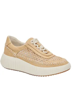 Dolce Vita Dolen Sneaker in Lt Natural Raffia