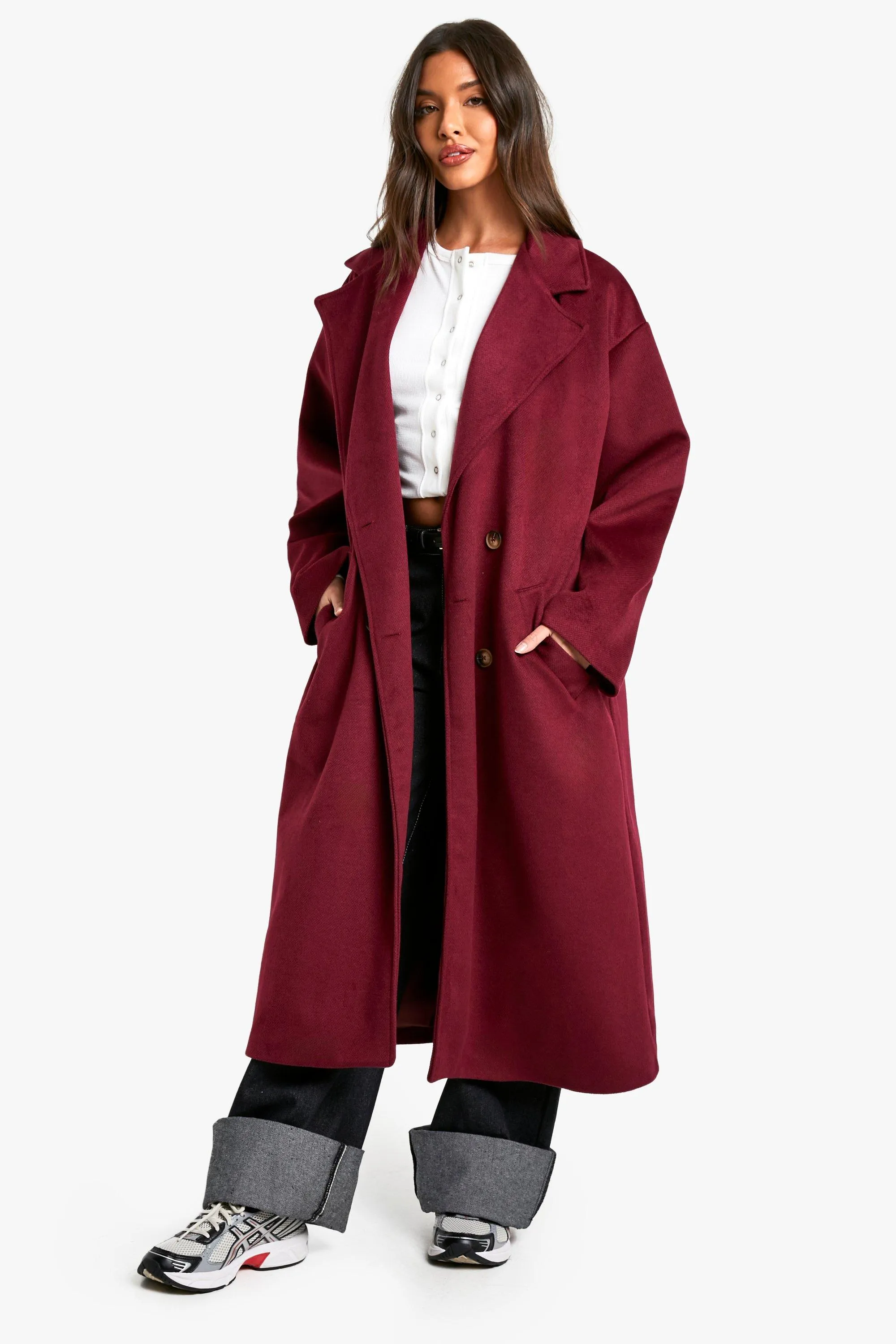 Double Breasted Oversized Coat