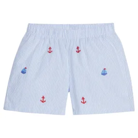 Embroidered Basic Short- Nautical