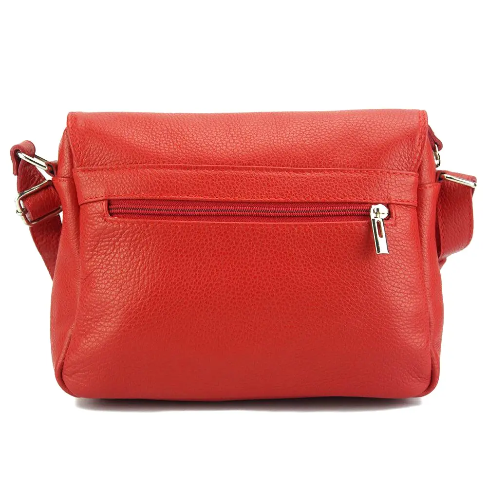 Ester leather shoulder bag