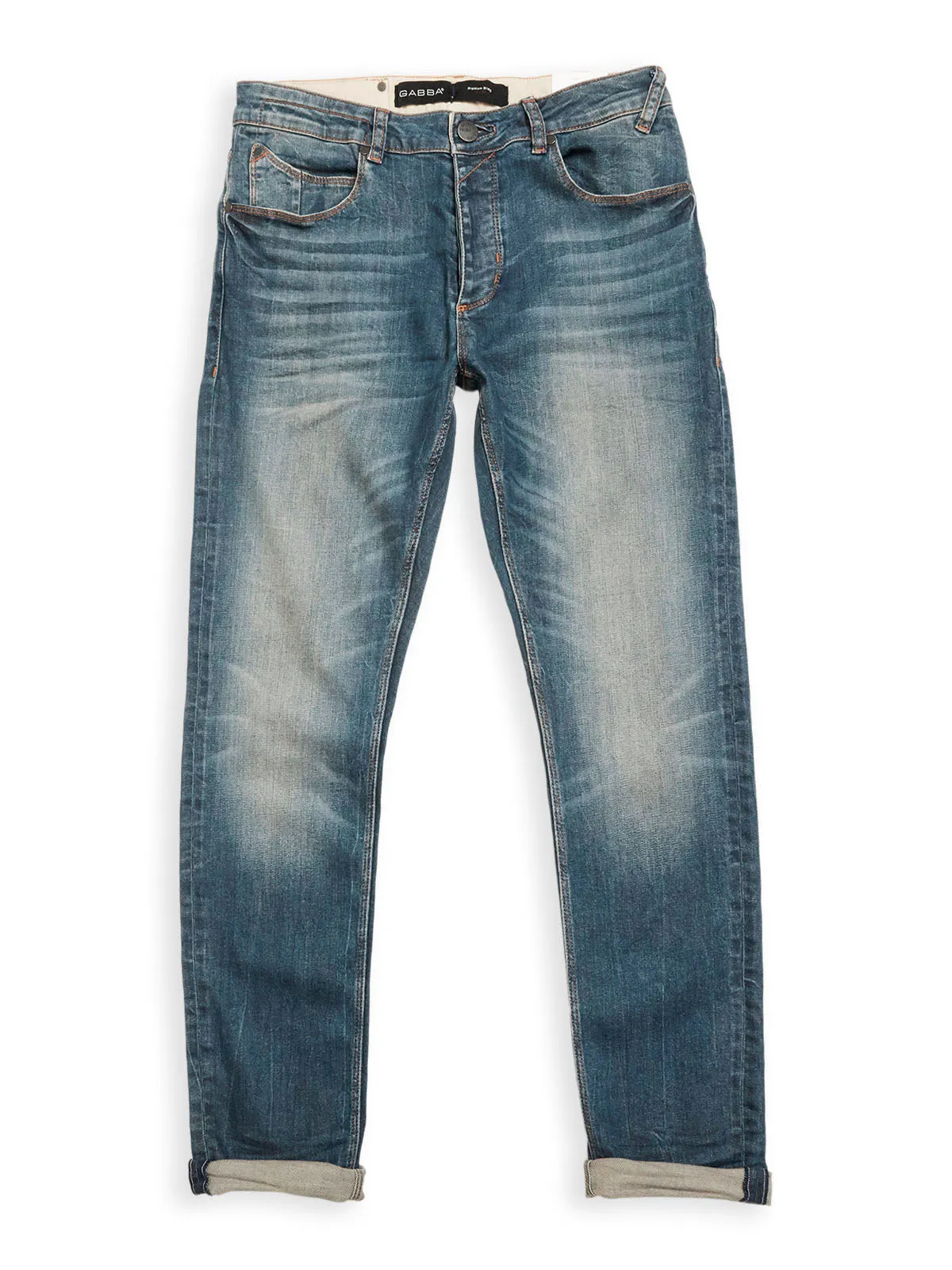 Gabba - REY MID Blue Wash JEANS