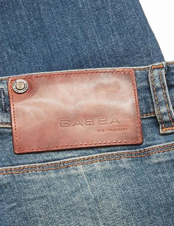 Gabba - REY MID Blue Wash JEANS