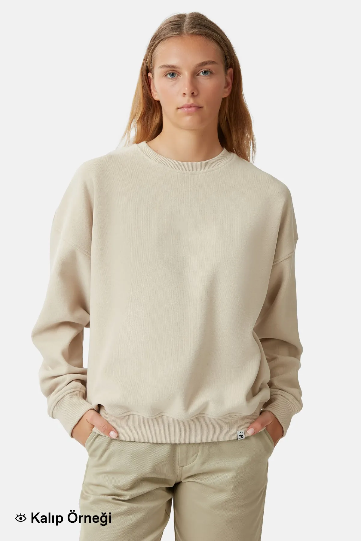 Geyik Super Soft Sweatshirt - ndigo Mavi