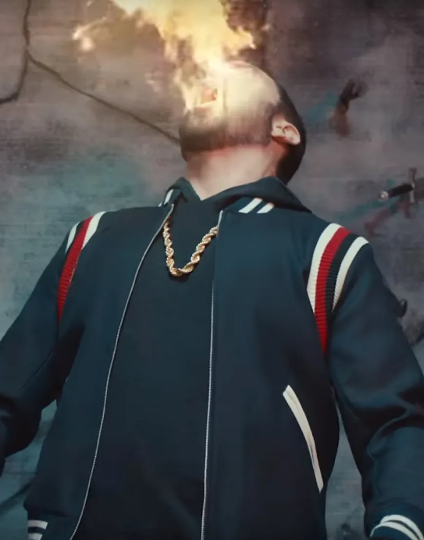 Godzilla Eminem Varsity Cotton Jacket | Music Video Jacket |40% Discount