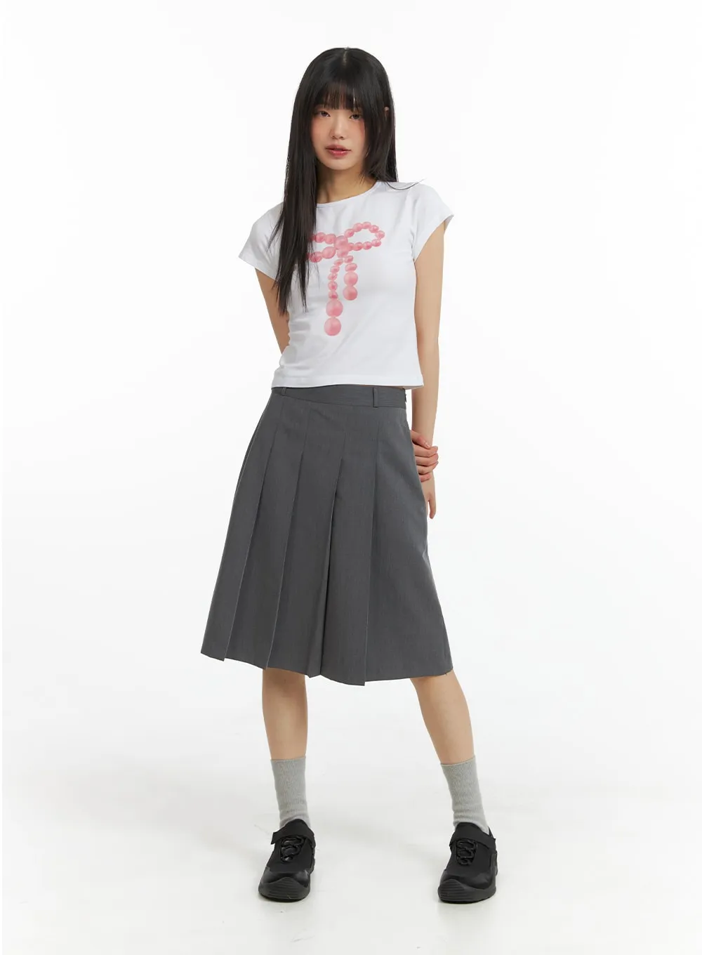 Graphic Ribbon Tee CM413