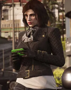 GTA 6 Lady Protagonist Leather Jacket | Videogame Outfits | Ujackets.com