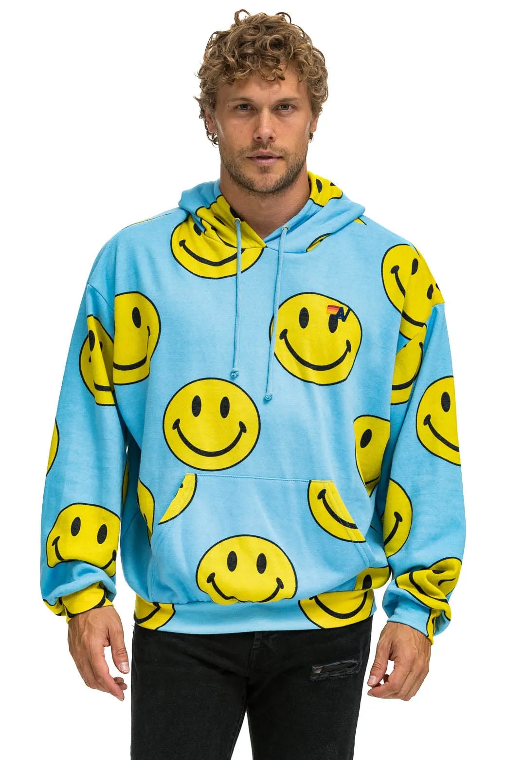 Hoodie Smiley Repeat Hdprxsmlrt Sky