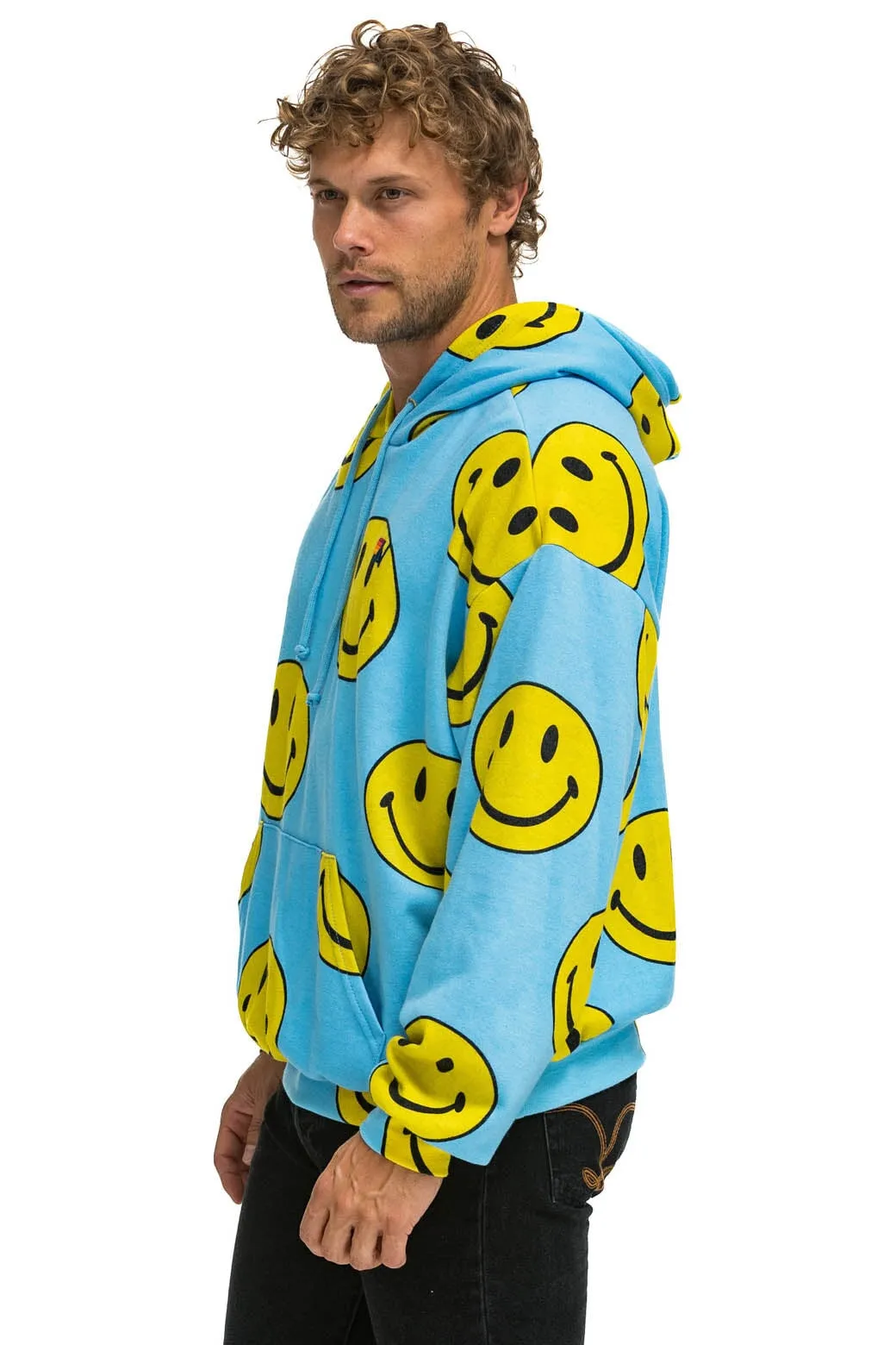 Hoodie Smiley Repeat Hdprxsmlrt Sky