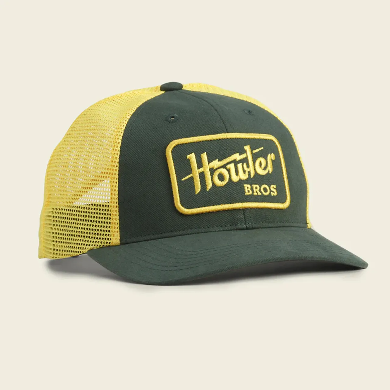 Howler Brothers Howler Electric Standard Hat: Green Twill