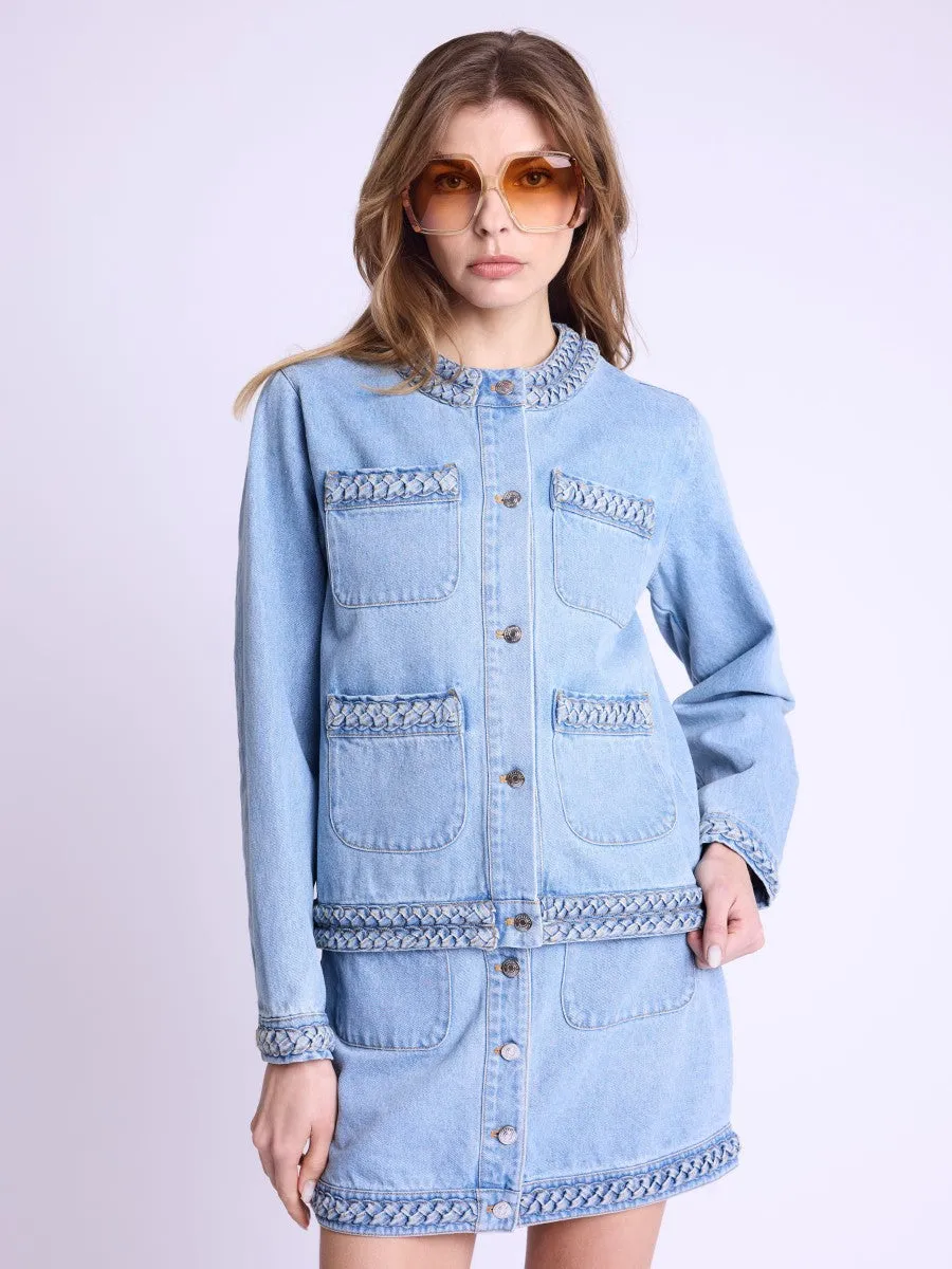 Jacket 18vesna14ude Denim-Blue