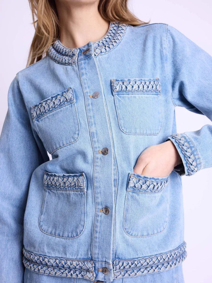 Jacket 18vesna14ude Denim-Blue